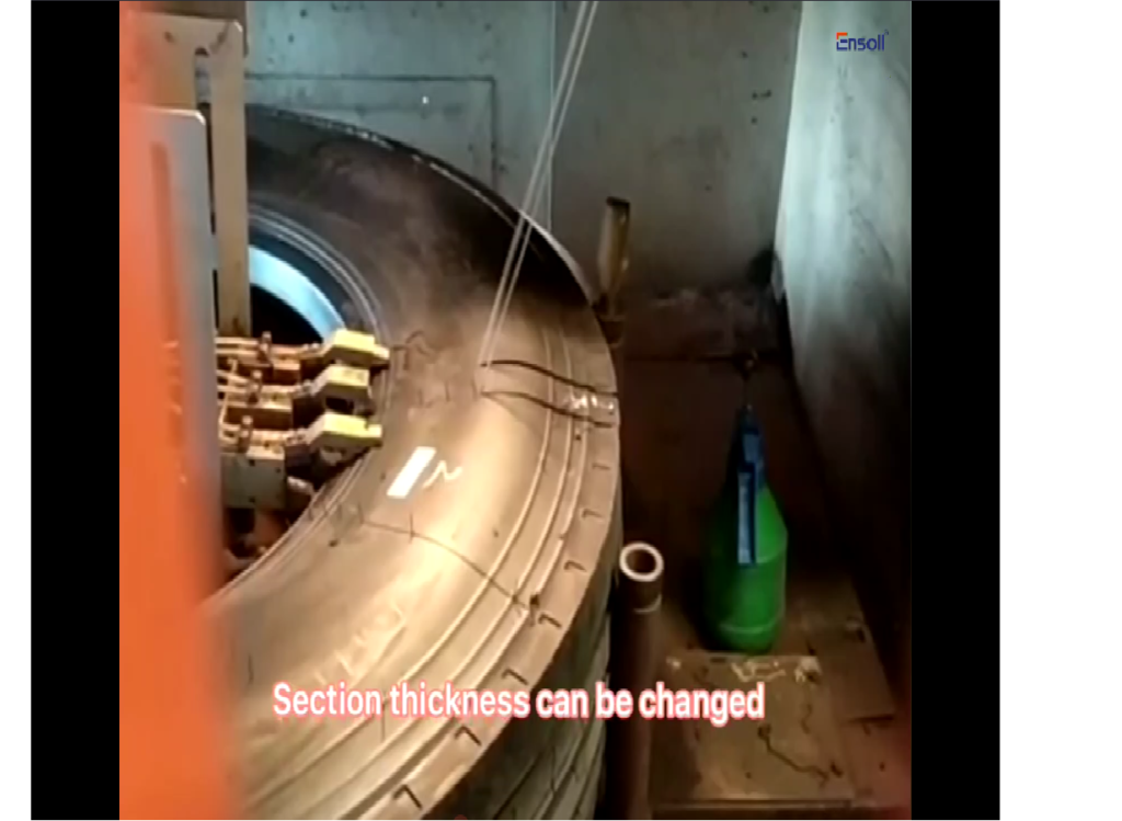 Tire Section Cutting With Diamond Wire Loop