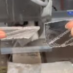 KDP CRYSTAL Cutting with Diamond Loop