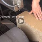 Corrugated Paper Cutting with Diamond Wire Blade
